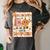 Pumpkin Teacher Preppy Fall In Love With Learning Autumn Women's Comfort Colors T-Shirt Pepper