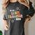 Retro Boho Math Science Professor In My STEM Teacher Era Women's Comfort Colors T-Shirt Pepper