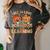 Retro Fall In Love With Learning Autumn Pumpkin Teacher Kids Women's Comfort Colors T-Shirt Pepper