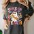 Retro Floral Ghost Trick Or Teach Groovy Teacher Halloween Women's Comfort Colors T-Shirt Pepper Retro Floral Ghost Trick Or Teach Groovy Teacher Halloween Women's Comfort Colors T-Shirt Pepper