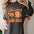 Retro I Teach The Cutest Turkey Thanksgiving Pumpkin Teacher Women's Comfort Colors T-Shirt Pepper Retro I Teach The Cutest Turkey Thanksgiving Pumpkin Teacher Women's Comfort Colors T-Shirt Pepper