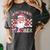 Santa's Favorite Teacher Groovy Christmas Teacher Boys Girls Women's Comfort Colors T-Shirt Pepper