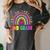 Second Grade Rainbow Girls Boys Teacher Team 2nd Grade Squad Women's Comfort Colors T-Shirt Pepper Second Grade Rainbow Girls Boys Teacher Team 2nd Grade Squad Women's Comfort Colors T-Shirt Pepper