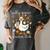 Silly Goose Teachers Club Cozy Fall Teacher Women's Comfort Colors T-Shirt Pepper
