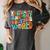 My Students Are Out Of This World Space Groovy Teacher Women's Comfort Colors T-Shirt Pepper My Students Are Out Of This World Space Groovy Teacher Women's Comfort Colors T-Shirt Pepper