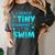 Swimming Teacher I Teach Tiny Humans To Swim Swim Instructor Women's Comfort Colors T-Shirt Pepper