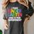 I Teach Kindergarten What Is Your Superpower Teacher Women's Comfort Colors T-Shirt Pepper