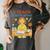 I Teach In My Pajamas Crayon Home School Teacher PJs Women's Comfort Colors T-Shirt Pepper