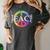 Teach Peace For Teachers And Educators Counselor Women's Comfort Colors T-Shirt Pepper
