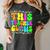 This Teacher 80s 90s Teachers's Day Glows Last Day Of School Women's Comfort Colors T-Shirt Pepper