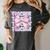 Teacher Bow Pencil Flowers Teacher Back To School Women's Comfort Colors T-Shirt Pepper
