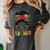 Teacher Life Messy Bun Glasses Leopard Sunflower Women's Comfort Colors T-Shirt Pepper Teacher Life Messy Bun Glasses Leopard Sunflower Women's Comfort Colors T-Shirt Pepper