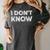 Teacher Shirts I Don't Know Idea For Teachers & Workers Adults - Small Short Sleeve Women's Comfort Colors T-Shirt Pepper Teacher Shirts I Don't Know Idea For Teachers & Workers Adults - Small Short Sleeve Women's Comfort Colors T-Shirt Pepper