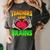 Teacher Teachers Love Brains Skeleton Hand Heart Halloween Women's Comfort Colors T-Shirt Pepper