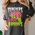 Teachers Love Brains Zombie Teacher Halloween Zombies Women's Comfort Colors T-Shirt Pepper