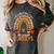 Thankful For My 5th Grade Turkeys Thanksgiving Teacher Women's Comfort Colors T-Shirt Pepper