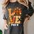 Thanksgiving Love Pre-K Teacher Turkey Autumn Fall For Men Women Girls Kids Women's Comfort Colors T-Shirt Pepper