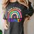 Tiny Human Tamer Watercolor Rainbow Daycare Teacher Women's Comfort Colors T-Shirt Pepper Tiny Human Tamer Watercolor Rainbow Daycare Teacher Women's Comfort Colors T-Shirt Pepper