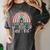 Twinning With My Teacher Bestie Rainbow Matching Teachers Women's Comfort Colors T-Shirt Pepper