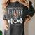 I Have Two Titles Teacher And Mom I Rock Them Both Floral Women's Comfort Colors T-Shirt Pepper