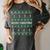 Ugly Sweater Boston Terrier Dog Christmas Dog Lover Xmas Men Women Kids Women's Comfort Colors T-Shirt Pepper