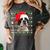 Ugly Xmas Sweater Santa Boston Terrier Dog Christmas For Men Women Kids Women's Comfort Colors T-Shirt Pepper
