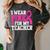 I Wear Pink For My Teacher Breast Cancer Awareness Women's Comfort Colors T-Shirt Pepper