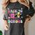Welcome Back To School 2024 Teachers Students First Day Women's Comfort Colors T-Shirt Pepper