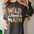 Wild About Math Cute Teacher Student Math Club Women's Comfort Colors T-Shirt Pepper