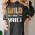 Wild About Speech SLP Leopard Teacher Back To School Kids Women's Comfort Colors T-Shirt Pepper