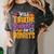 Will Trade Students For Donuts Halloween Teacher Women's Comfort Colors T-Shirt Pepper