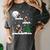 Xmas Lighting Tree Santa Riding Boston Terrier Christmas Women's Comfort Colors T-Shirt Pepper