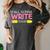 Y'All Gonna Write Today Writing Teacher English Teacher Joke Women's Comfort Colors T-Shirt Pepper Y'All Gonna Write Today Writing Teacher English Teacher Joke Women's Comfort Colors T-Shirt Pepper