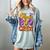 4th Grade Boo Crew Ghost Halloween Teacher Costume Women's Comfort Colors T-Shirt Bay