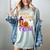 4th Grade Boo Crew Teacher Student Halloween Costume Women's Comfort Colors T-Shirt Bay