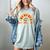 Back To School Kindergarten Dream Team Teacher Love Floral Women's Comfort Colors T-Shirt Bay