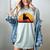 Boston Terrier Bostie Sunset Retro Dog Pet Mom Dad Women's Comfort Colors T-Shirt Bay