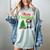 Boston Terrier Christmas Tree Lights Xmas Dog Lover Women's Comfort Colors T-Shirt Bay
