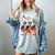 Boston Terrier Dog Christmas Happy Hallothankmas Halloween For Men Women Kids Women's Comfort Colors T-Shirt Bay
