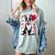 Boston Terrier Dog Valentine's Day Dog Owner Valentine Women's Comfort Colors T-Shirt Bay