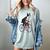 Boston Terrier Riding Bicycle Cute Bostie Biker Raglan Baseball Tee Women's Comfort Colors T-Shirt Bay