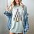 Boston Terrier Santa Hat Xmas Light Men Women Christmas Tree Women's Comfort Colors T-Shirt Bay