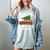 Christmas Teacher Squad Festive Car Tree Lights Xmas Women's Comfort Colors T-Shirt Bay