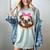 Cute Pug Shirt Donut Girls Dog Women's Comfort Colors T-Shirt Bay