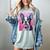Dog Pink Boston Terrier Women's Comfort Colors T-Shirt Bay