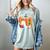 Fall Book Pumpkin Ghost Reading Books Halloween Teacher Women's Comfort Colors T-Shirt Bay
