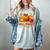 Fall Vibes Costume Teacher Thanksgiving Leopard Gnome Women's Comfort Colors T-Shirt Bay