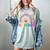 First Grade Rainbow Girls Boys Teacher Team 1st Grade Squad Women's Comfort Colors T-Shirt Bay