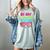 In My Glowing Teacher Era Groovy Colorful Bright Women's Comfort Colors T-Shirt Bay