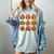 Halloween Teacher Fall Book Pumpkin Retro Reading Women's Comfort Colors T-Shirt Bay